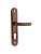 Ручка дверная Zenit (Зенит) на планке РФ1-68.02 медь